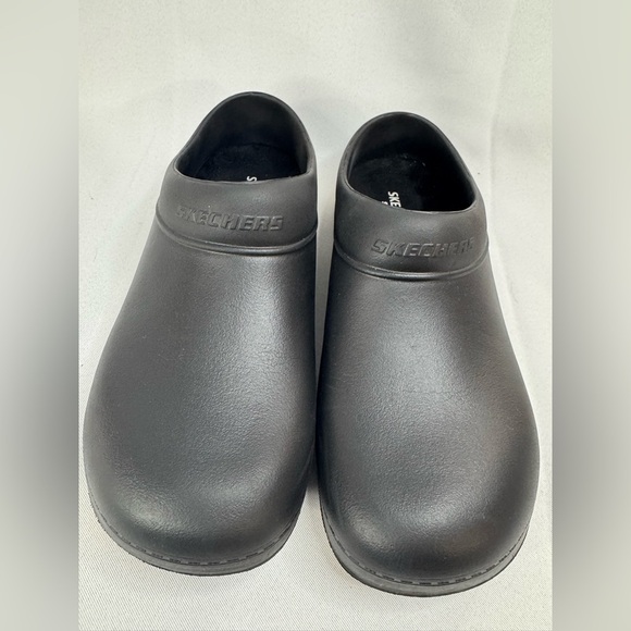 Sketchers Work Slip Resistant Clog Black Women’s size 9 EUC - Picture 2 of 8